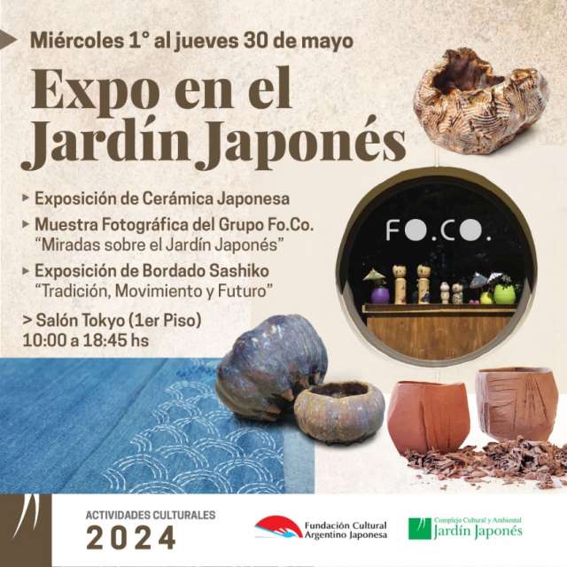 Exposición de Bordado Sashiko “Tradición, Movimiento y Futuro” | Jardin Japones