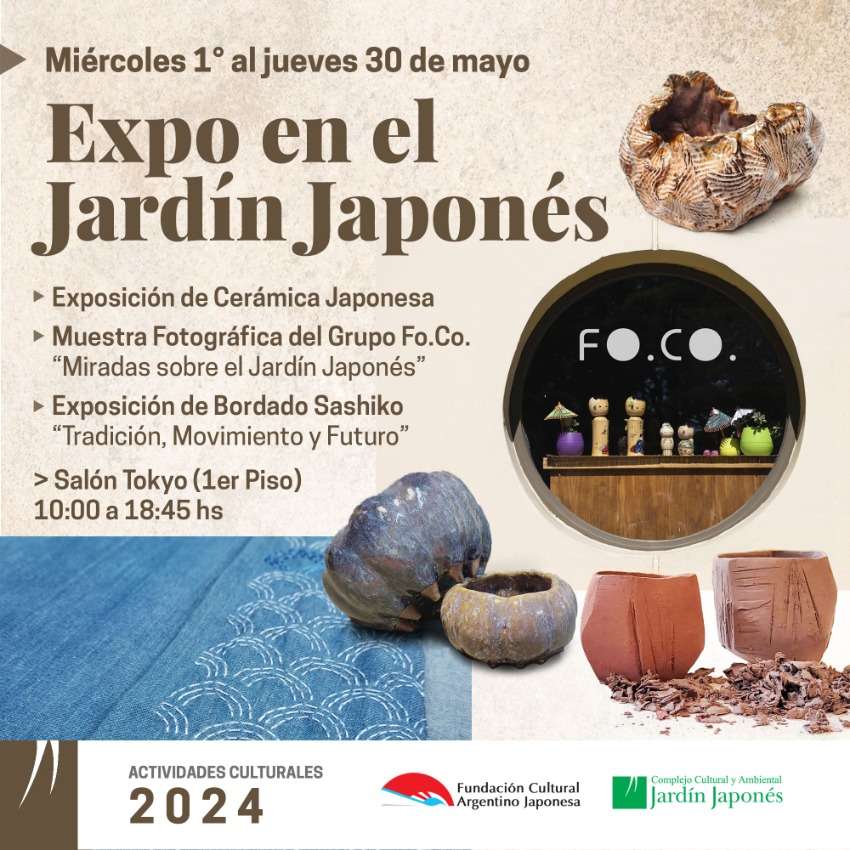 Expo en el Jardín Japonés | Miércoles 1° al jueves 30 de mayo