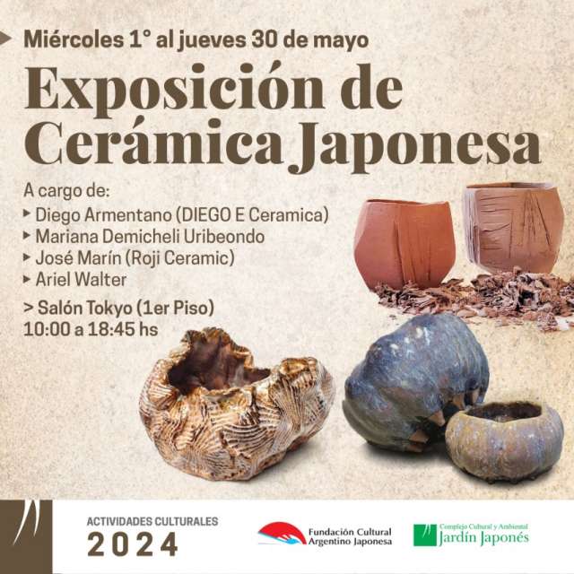 Exposición de Cerámica Japonesa | 21 de Abril 2024