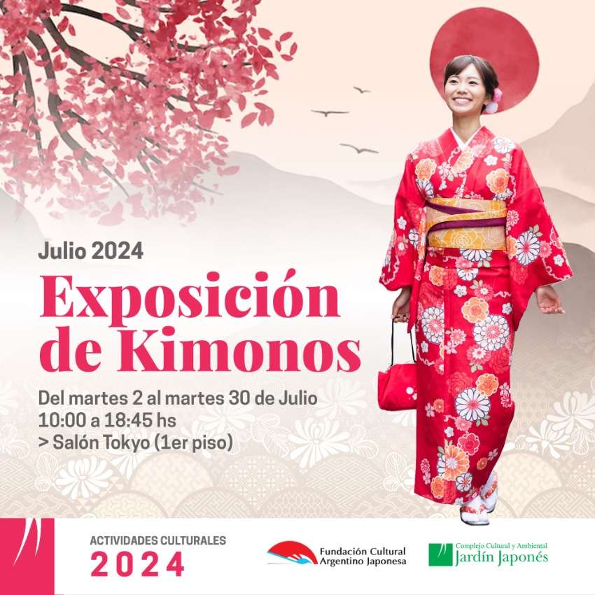 Exposición de Kimonos | Del martes 2 al martes 30 de Julio, 10:00 a 18:45 hs