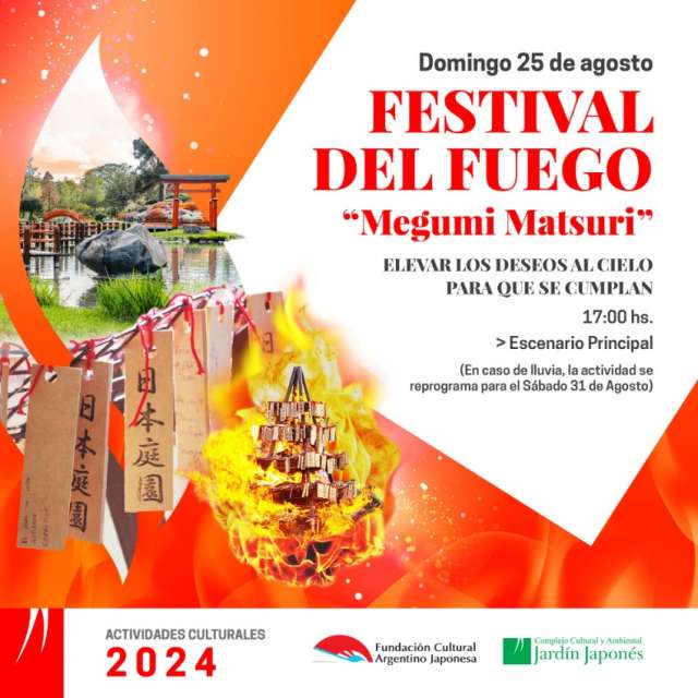 FESTIVAL DEL FUEGO “Megumi Matsuri” | 19 de Julio 2024