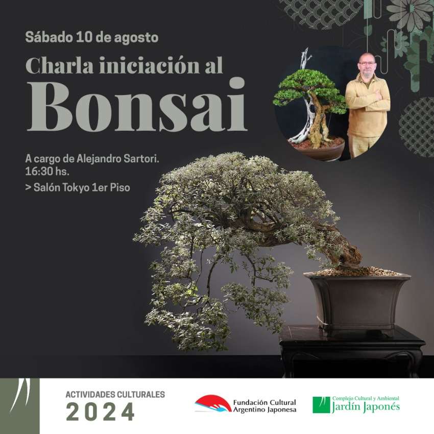 Charla iniciación al Bonsai | Sábado 10 de agosto, 16:30 hs