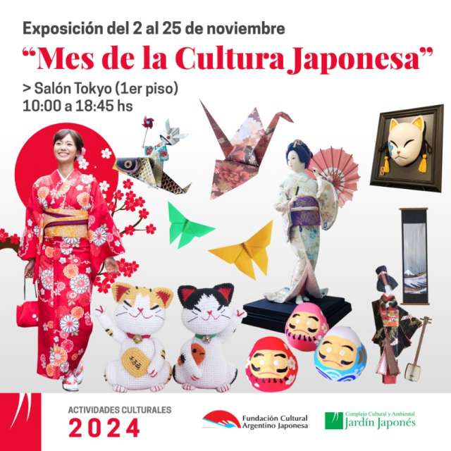 Exposición “Mes de la Cultura Japonesa” | 02 de Noviembre 2024