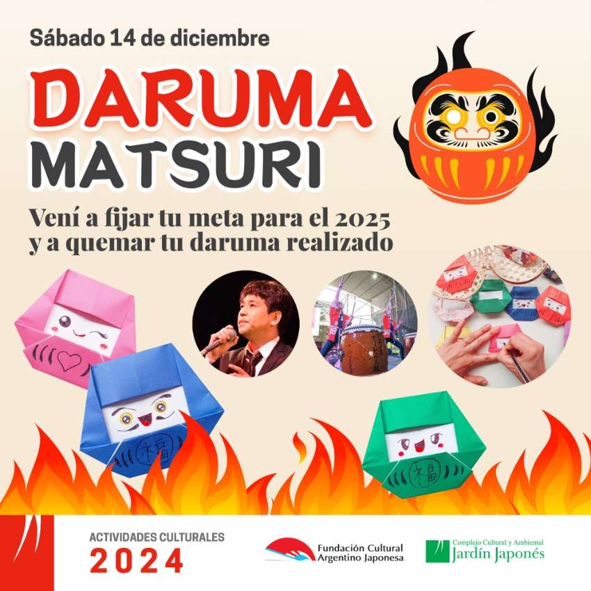 Daruma Matsuri | Sábado 14 de diciembre, 14:30 hs