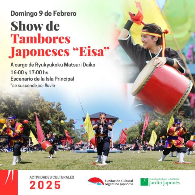 Show de Tambores Japoneses “Eisa” | 27 de Enero 2025