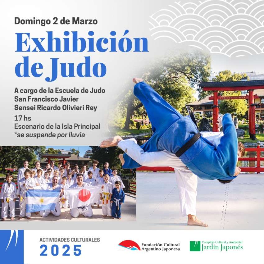 Exhibición de Judo | Domingo 2 de Marzo, 17 hs