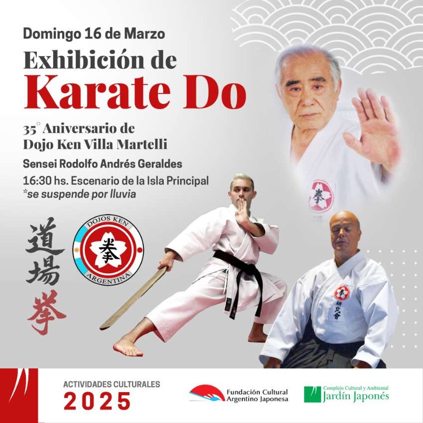 Exhibición de Karate Do | Domingo 16 de Marzo, 16:30 hs