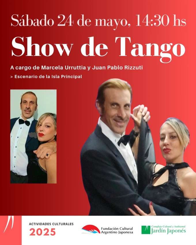Show de Tango | Sábado 24 de mayo, 14:30 hs