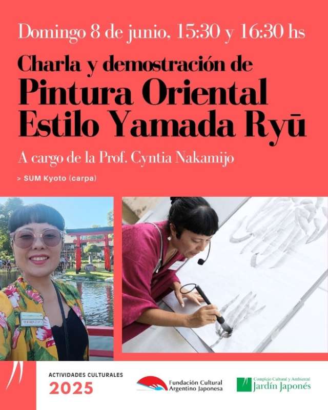 Charla y demostración de Pintura Oriental Estilo Yamada Ryu | 31 de Mayo 2025