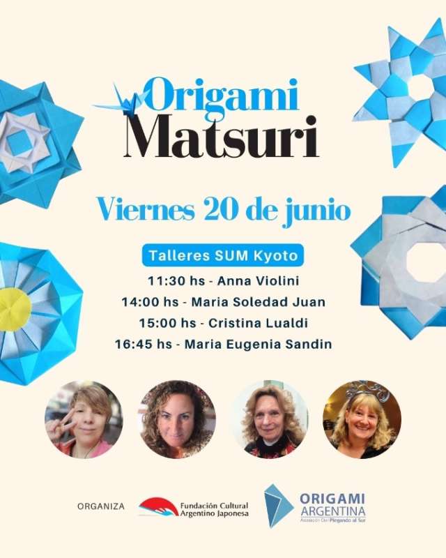 Origami Matsuri - Talleres de Origami | 31 de Mayo 2025