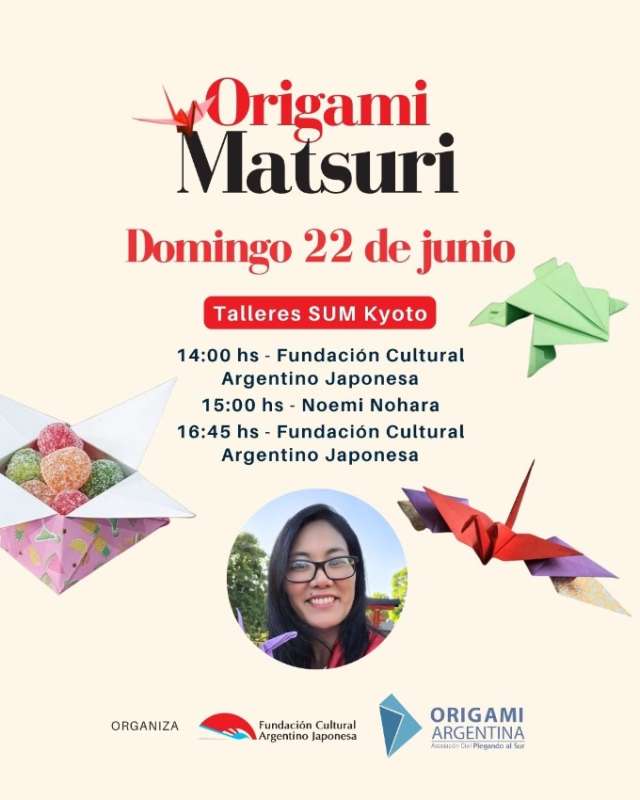 Origami Matsuri - Talleres | 31 de Mayo 2025