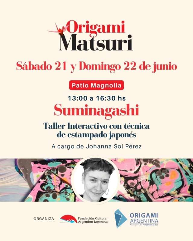 Origami Matsuri - Suminagashi Taller Interactivo con técnica | 31 de Mayo 2025