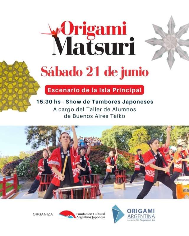 Origami Matsuri - Show de Tambores Japoneses | 31 de Mayo 2025