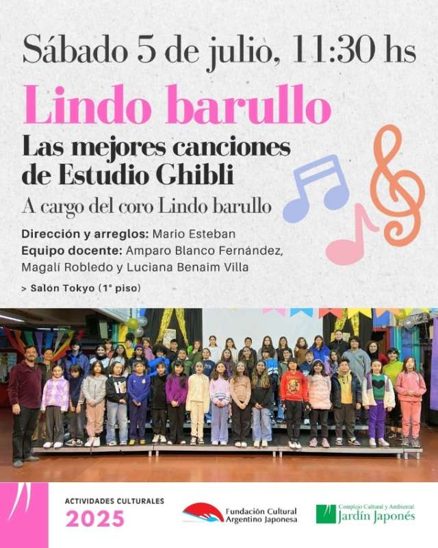 Lindo barullo. Las mejores canciones de Estudio Ghibli | 24 de Junio 2025