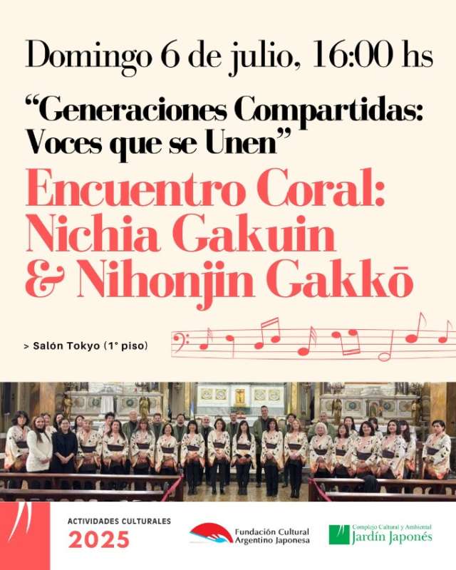 Encuentro Coral: Nichia Gakuin & Nihonjin Gakko | 24 de Junio 2025