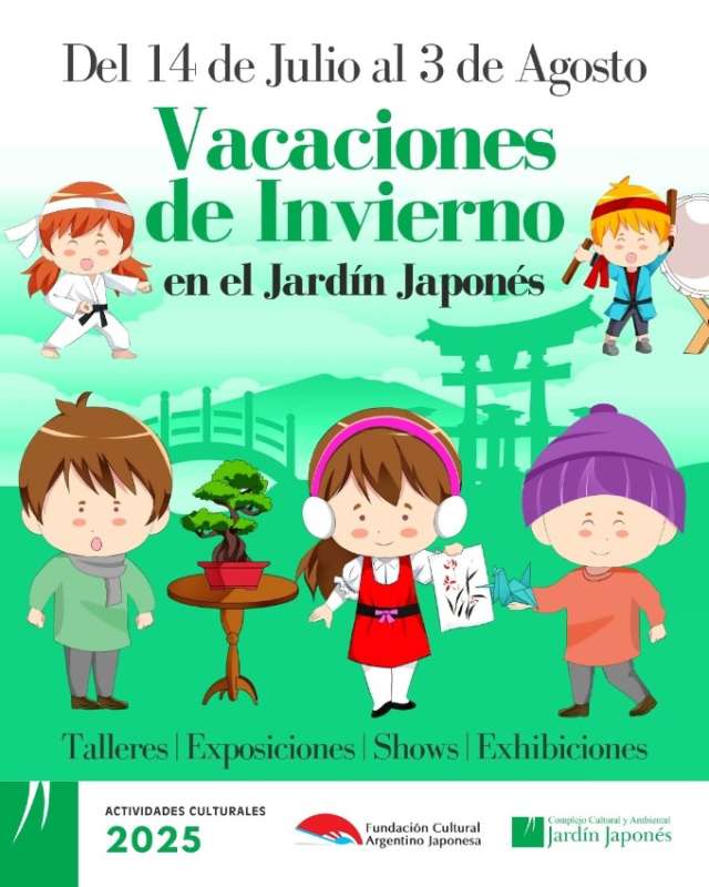 Vacaciones de Invierno en el Jardín Japonés | 29 de Junio 2025