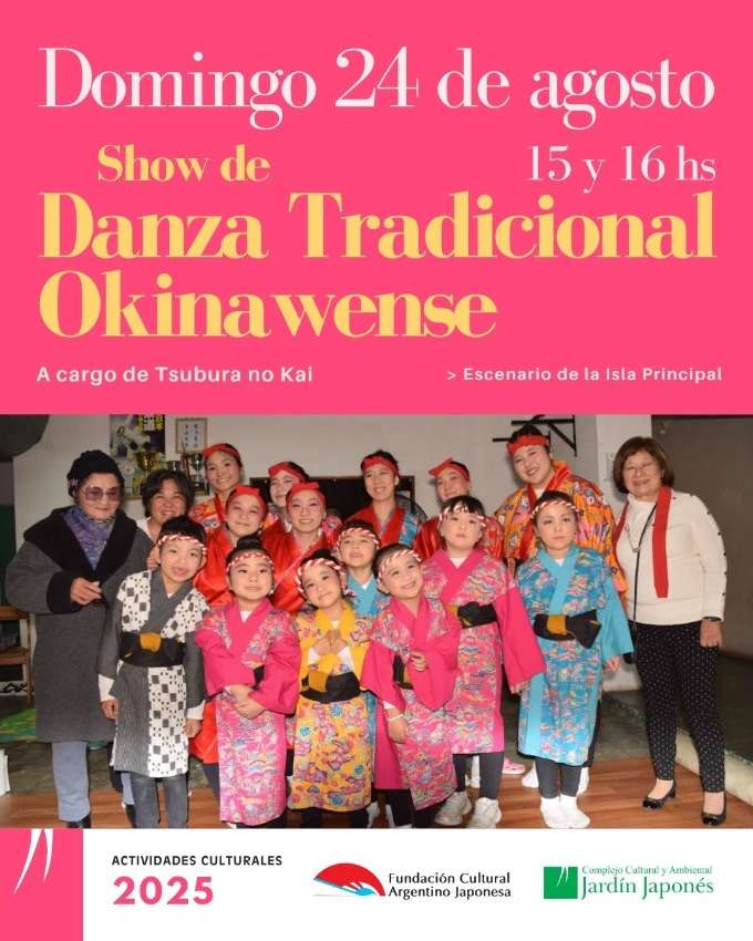 Show de Danza Tradicional Okinawense | Domingo 24 de agosto, 15 y 16 hs
