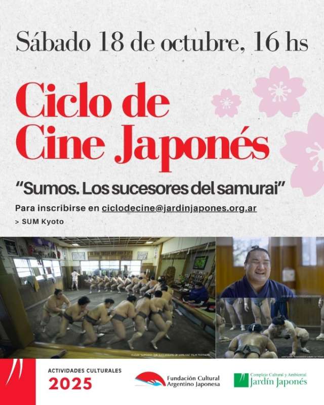 Ciclo de Cine Japonés. “Sumos. Los sucesores del samurai” | 30 de Septiembre 2025