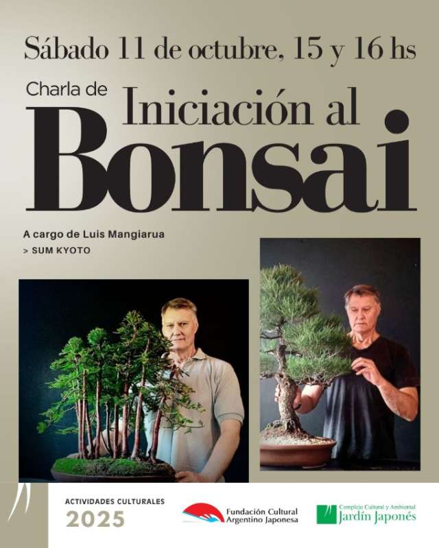 Charla de Iniciación al Bonsai | 30 de Septiembre 2025