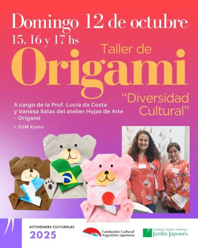 Taller de Origami “Diversidad Cultural” | 30 de Septiembre 2025
