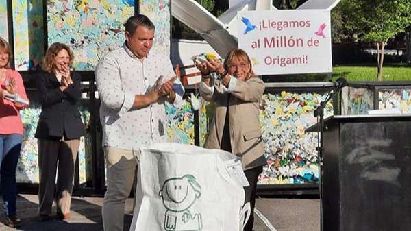 DONAMOS EL MILLÓN DE ORIGAMIS AL PROGRAMA DE RECICLADO DE LA FUNDACIÓN GARRAHAN | 22 de Junio 2024